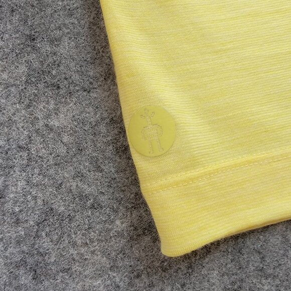 Smartwool Go Far Feel Good Active Muscle Tank Womens Size Small Canary Yellow - Picture 3 of 13